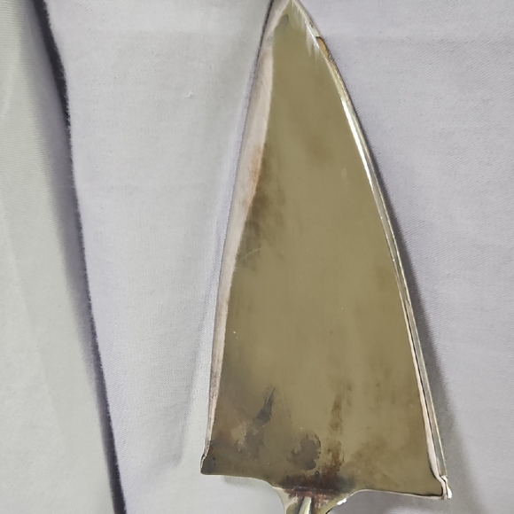 International Silver Company Cake Server with Silver Blade - Picture 3 of 7